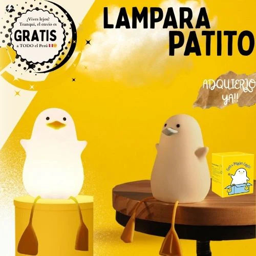 🦆Lámpara Patito Multicolor | ¡La Luz Más Tierna Para Tus Noches!