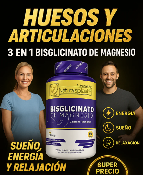 3 EN 1 BISGLICINATO DE MAGNESIO