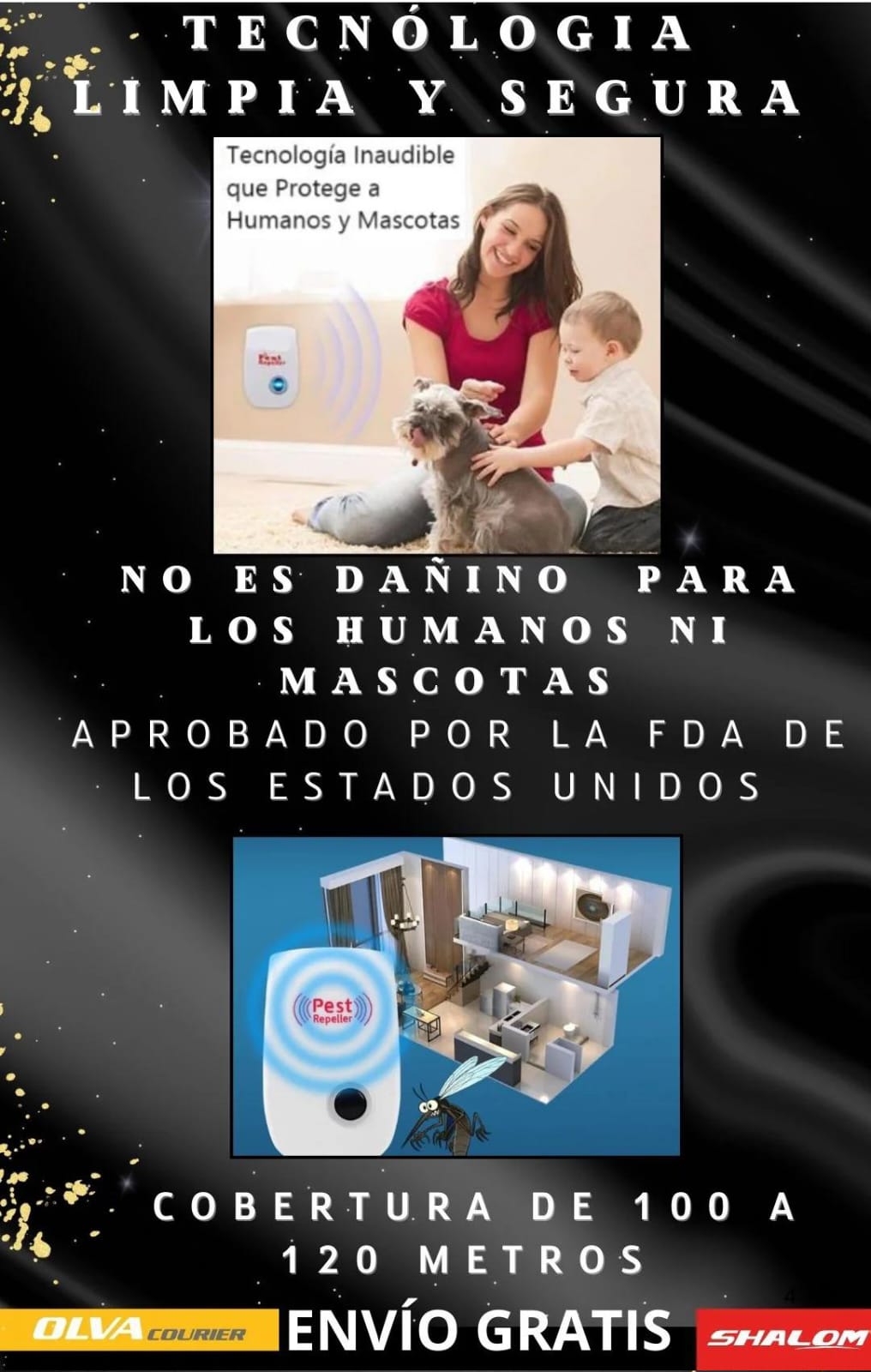 🛍️Repelente Ultrasónico | Despídete de Plagas Sin Químicos🛍️