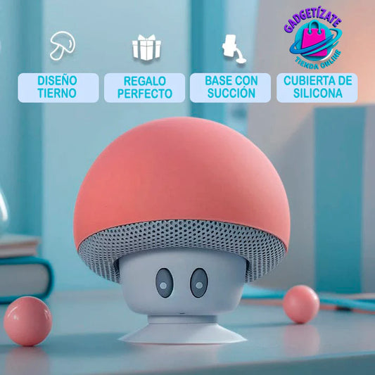 Parlante Bluetooth tipo honguito