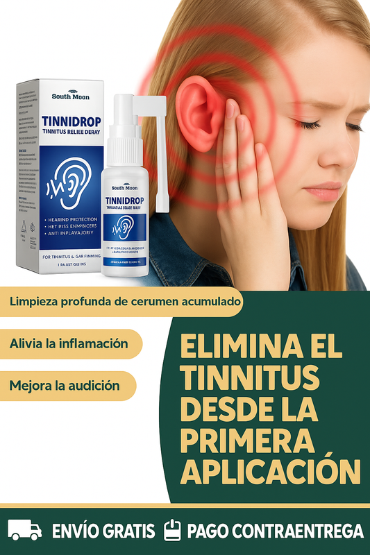 TinniDrop® – Alivio auditivo al instante, sin complicaciones.