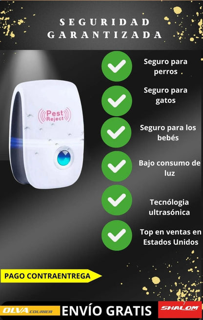 🛍️Repelente Ultrasónico | Despídete de Plagas Sin Químicos🛍️