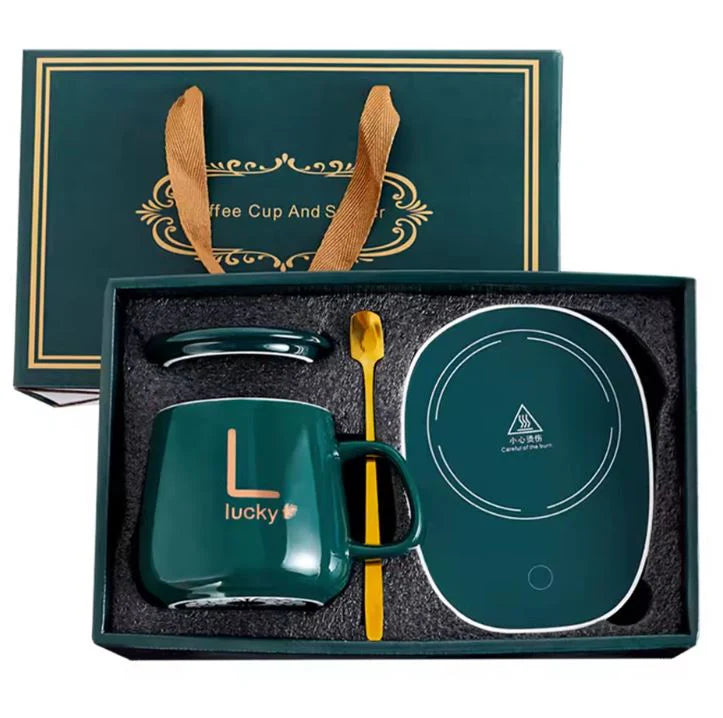 Taza Cerámica SmartHeat con Base Calentadora Inteligente [EDICIÓN PREMIUM]