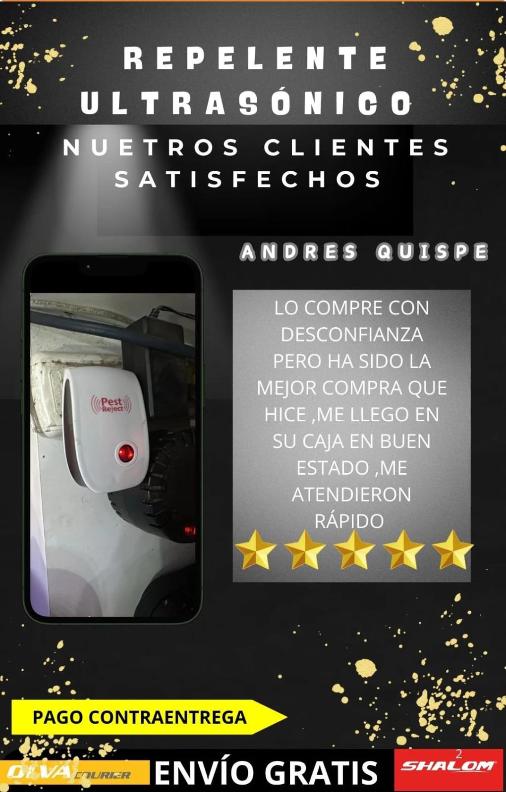 🛍️Repelente Ultrasónico | Despídete de Plagas Sin Químicos🛍️