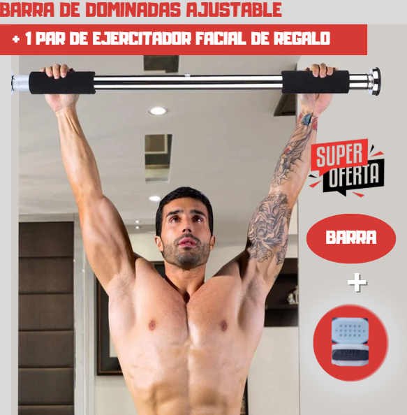 Barra Expandible + Ejercitadores de Regalo