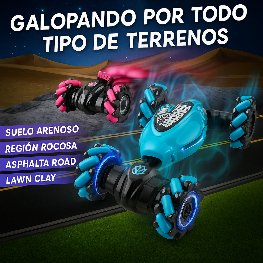 El auto acrobático 360°Pro  a control remoto | CONTROL POR GESTOS OFERTA🤖⚡