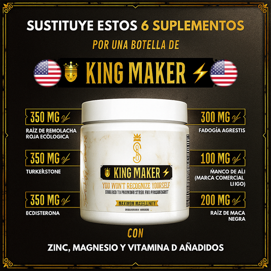 King Maker Plus Vitalidad y Testosterona al Máximo