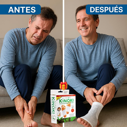 Medias De Compresión - Obtén Alivio Instantáneo + Parches KINOKI ¡GRATIS!