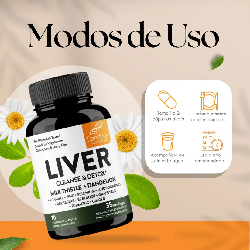 𝐒𝐔𝐏𝐋𝐄𝐌𝐄𝐍𝐓𝐎 𝐃𝐈𝐄𝐓𝐀𝐑𝐈𝐎 𝐏𝐀𝐑𝐀 𝐃𝐄𝐓𝐎𝐗 𝐘 𝐑𝐄𝐏𝐀𝐑𝐀𝐂𝐈Ó𝐍 𝐃𝐄𝐋 𝐇Í𝐆𝐀𝐃𝐎- 𝐋𝐈𝐕𝐄𝐑 𝐒𝐇𝐈𝐄𝐋𝐃