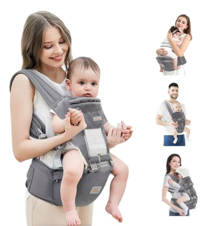 CARGADOR ERGONÓMICO CON SOPORTE LUMBAR MULTIFUNCIONAL PARA BEBÉ