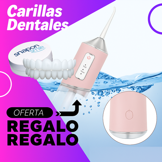 CARILLA DENTAL SNAPON SMILE 🦷 + IRRIGADOR BUCAL