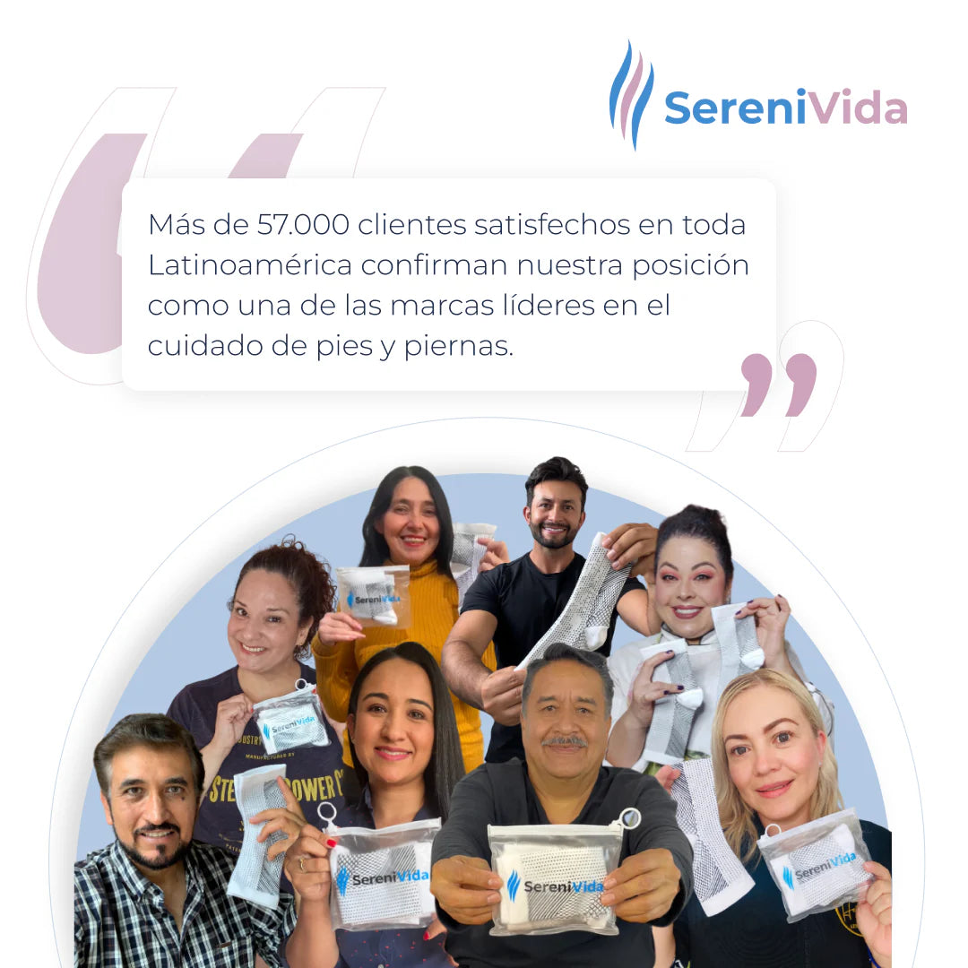 Medias De Compresión - Obtén Alivio Instantáneo + Parches KINOKI ¡GRATIS!
