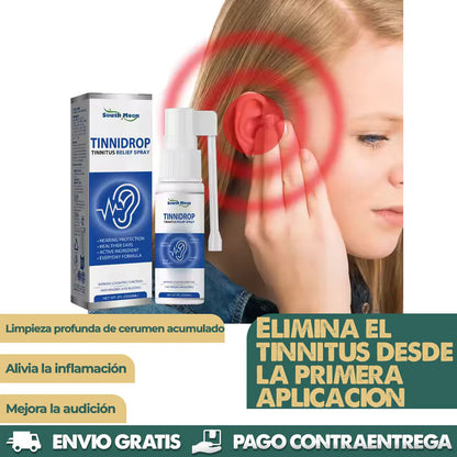 Spray auditivo - Elimina el dolor de oído y tinnitus el Tinnidrop
