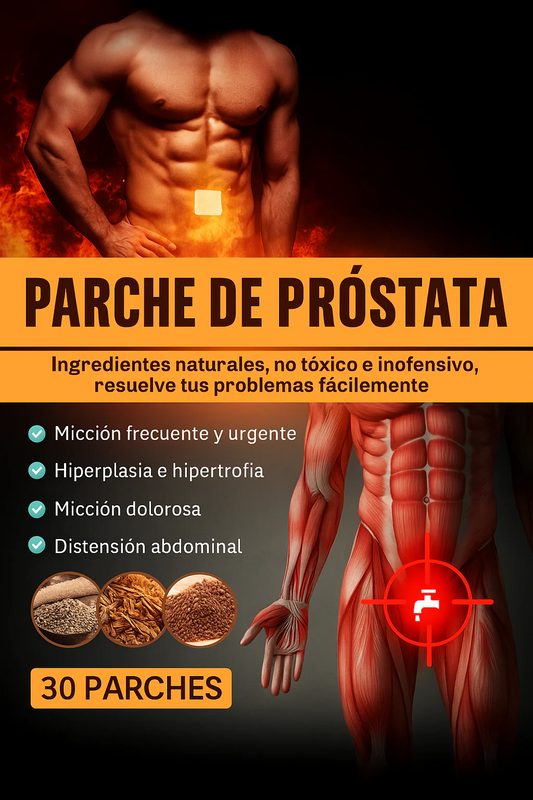 PARCHES HERBALES PROSTATE PATCH ¡OFERTA!