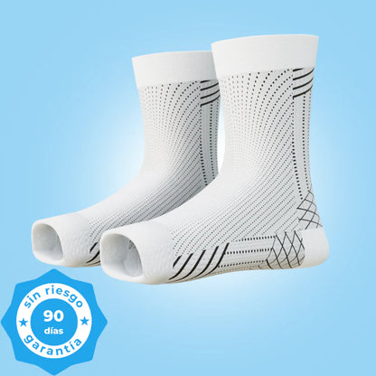 Medias De Compresión - Obtén Alivio Instantáneo + Parches KINOKI ¡GRATIS!