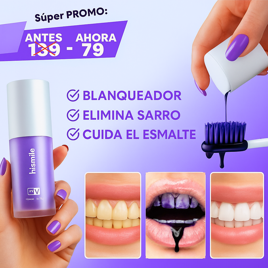 BLANQUEADOR DENTAL SMILE V34 ORIGINAL