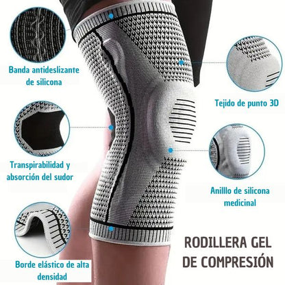 Rodillera Terapéutica Gel de Compresión